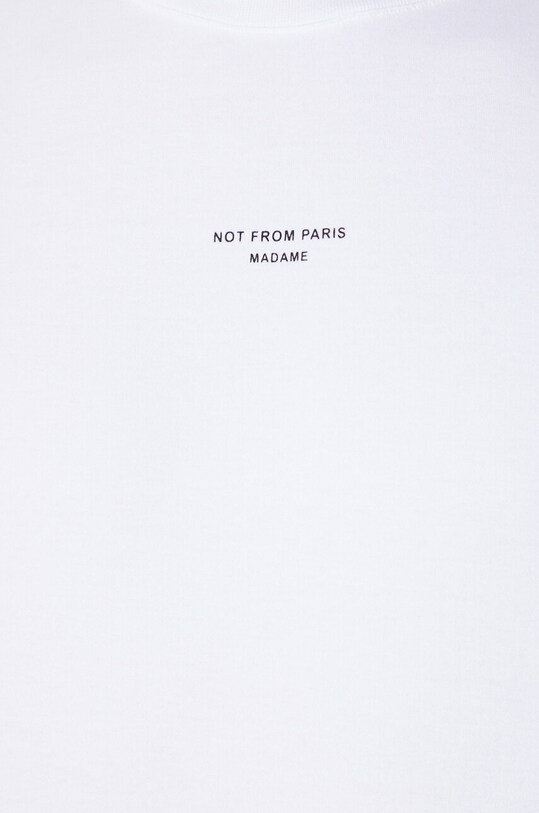 Drôle de Monsieur cotton t-shirt Slogan Classique PERM.TS202.CO002.OPW