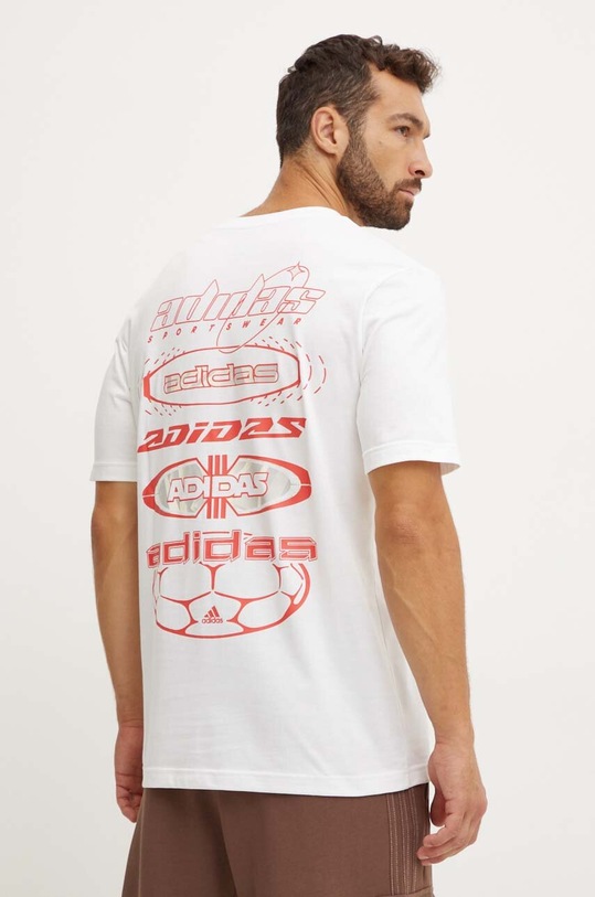 Бавовняна футболка adidas Tiro білий IW2665