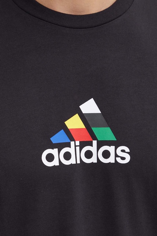 adidas t-shirt bawełniany Tiro IW2672 czarny