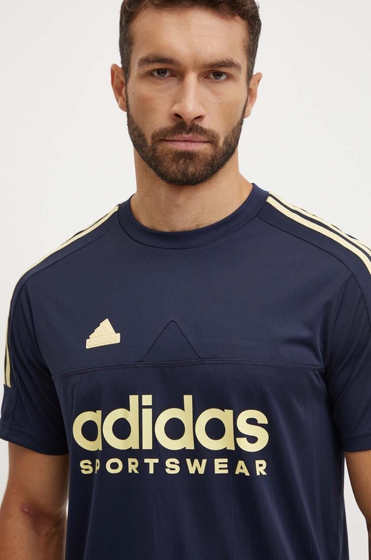 adidas t-shirt Tiro granatowy IW5960
