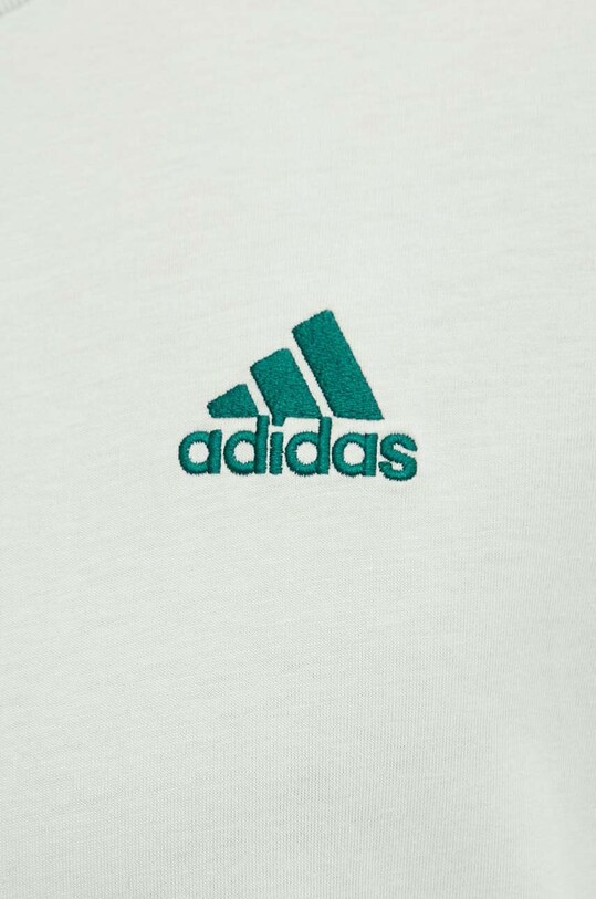 Бавовняна футболка adidas Essentials IX0119 зелений