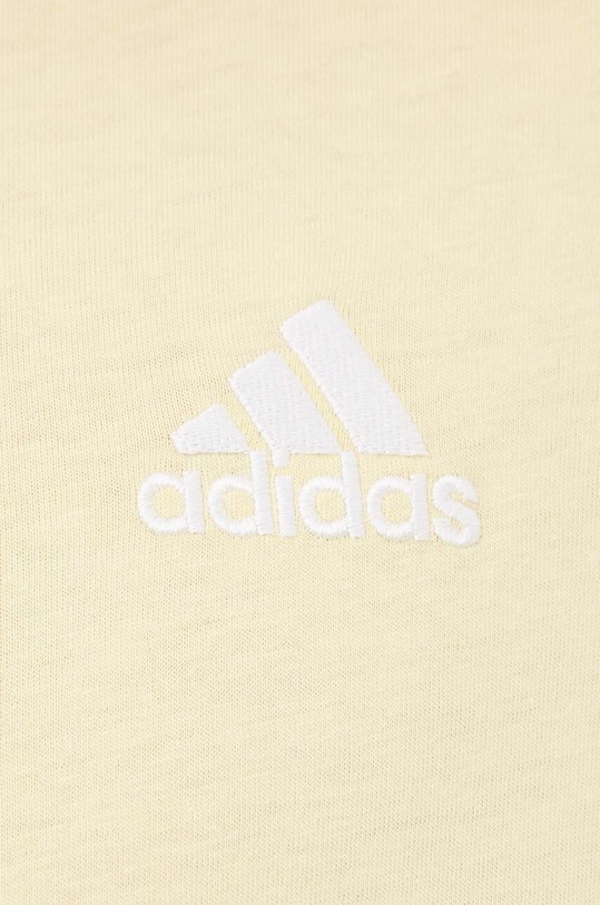 Bavlnené tričko adidas Essentials IX0121 žltá