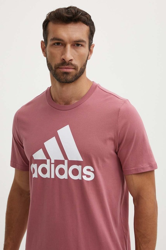 adidas tricou din bumbac Essentials roz IX0137