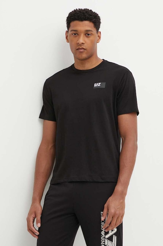 Odzież EA7 Emporio Armani t-shirt bawełniany PJVPZ.6DPT02.1200 czarny