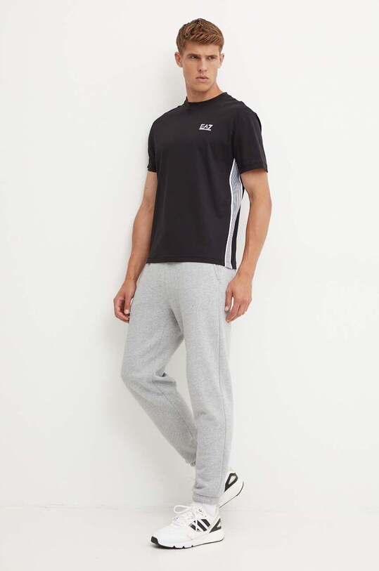 Tričko EA7 Emporio Armani PJOLZ.6DPT19.1200 černá AW24