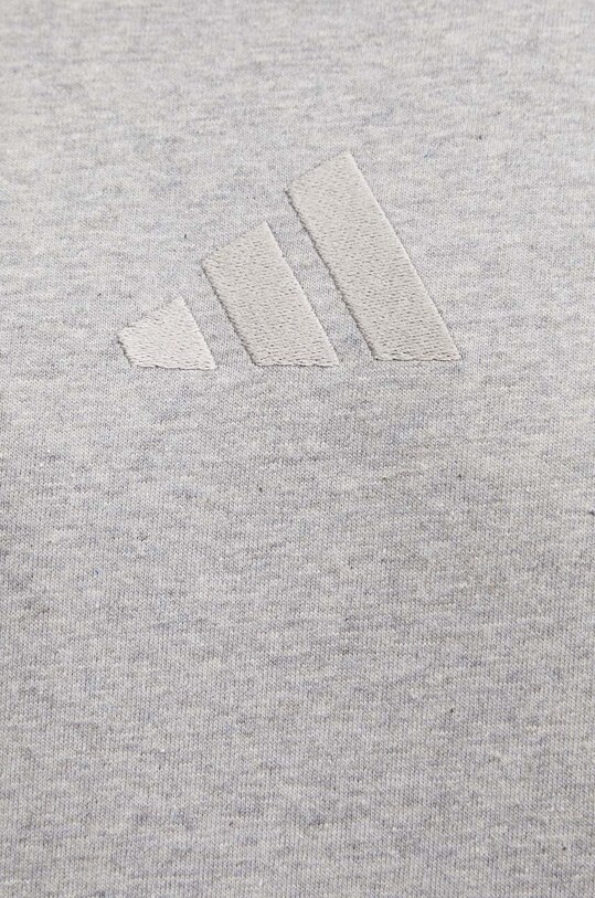 Бавовняна футболка adidas All SZN IY4138 сірий