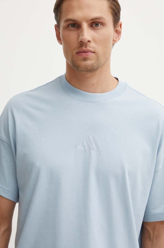 adidas t-shirt in cotone All SZN rilassato blu IY4142