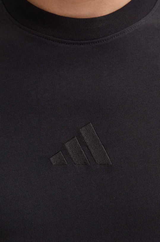 adidas t-shirt bawełniany All SZN IY4150 czarny