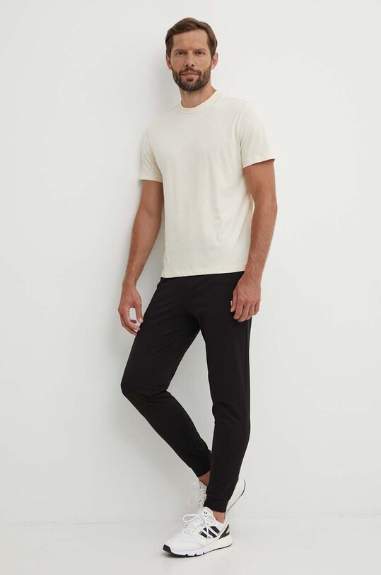 Хлопковая футболка EA7 Emporio Armani PJTJZ.6DUT08.1713 бежевый AW24