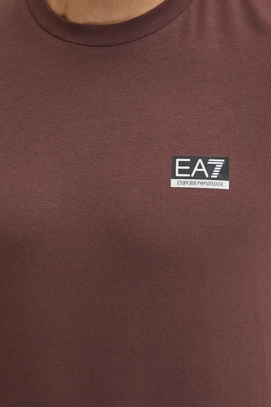 Tréningové tričko EA7 Emporio Armani PJUVZ.6DPT15.1755 hnedá