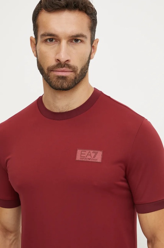 EA7 Emporio Armani tricou de antrenament burgundia PJRGZ.6DPT18.1496