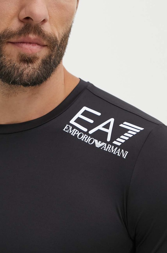 Kratka majica za vadbo EA7 Emporio Armani PJ3UZ.8NPT12.1200 črna