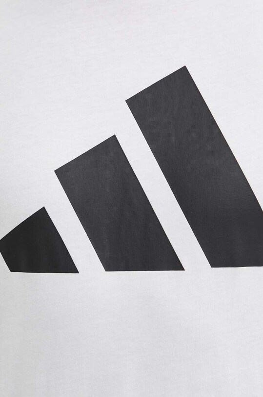 adidas tricou din bumbac IY8582 alb
