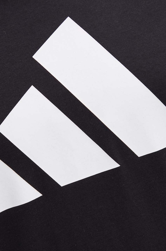 Памучна тениска adidas IY8583 черен