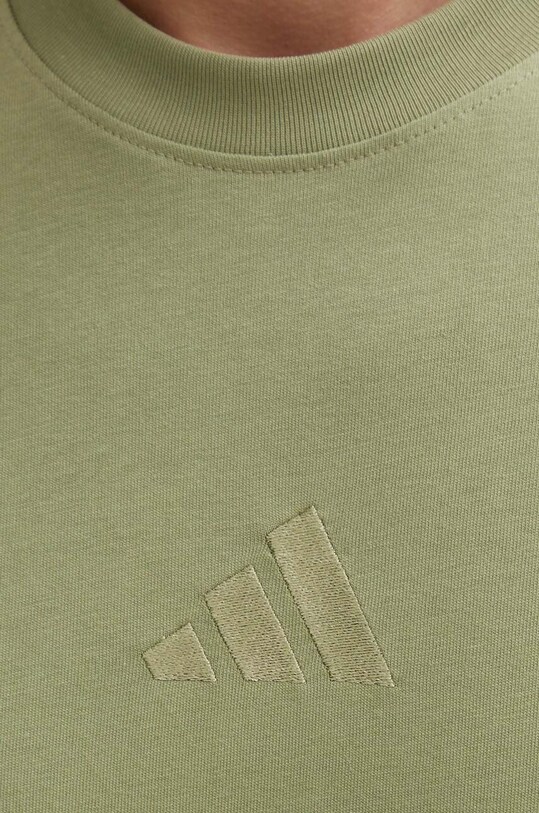 Bavlněné tričko adidas All SZN JD1010 zelená