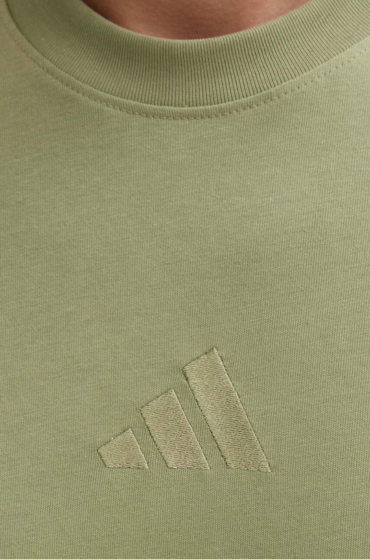 Бавовняна футболка adidas All SZN JD1010 зелений