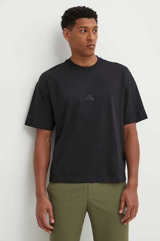 adidas t-shirt City Escape czarny JF3704