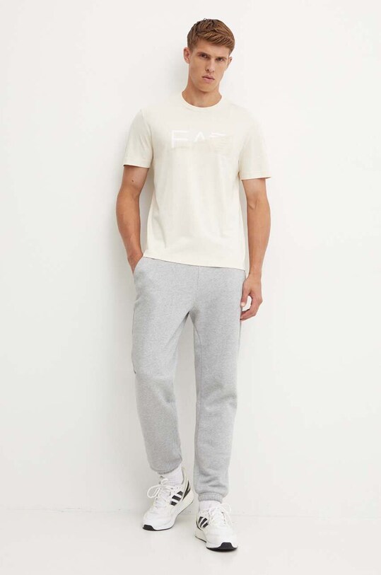 EA7 Emporio Armani tricou din bumbac AF11970.7M000002.U1072 bej AW24