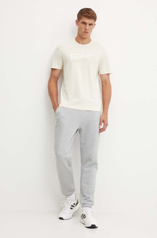 EA7 Emporio Armani t-shirt in cotone AF11970.7M000002.U1072 beige AW24