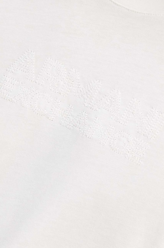 Pamučna majica Armani Exchange 6DZTAC.ZJASZ bež