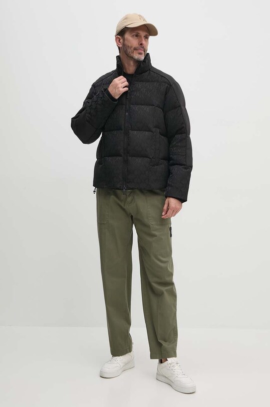 Armani Exchange t-shirt bawełniany 6DZTAD.ZJ9TZ czarny AW24