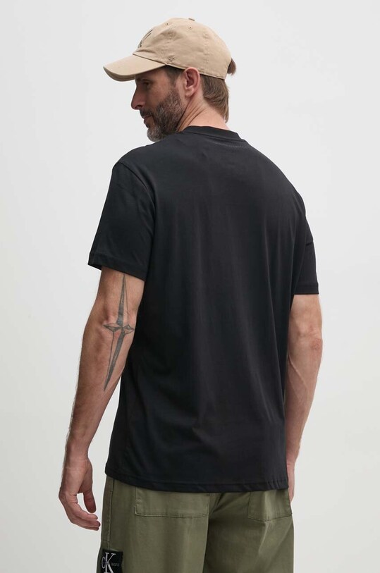 Odzież Armani Exchange t-shirt bawełniany 6DZTAD.ZJ9TZ czarny