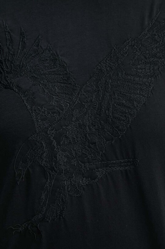 Armani Exchange t-shirt bawełniany 6DZTAD.ZJ9TZ czarny