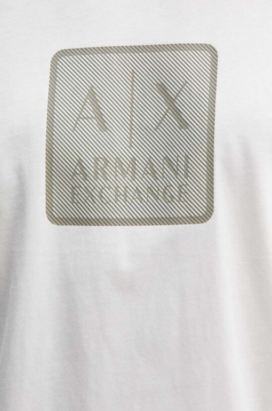 Bavlněné tričko Armani Exchange 6DZTHB.ZJ9JZ bílá