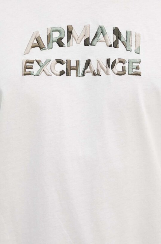 Armani Exchange tricou din bumbac 6DZTHC.ZJBYZ bej