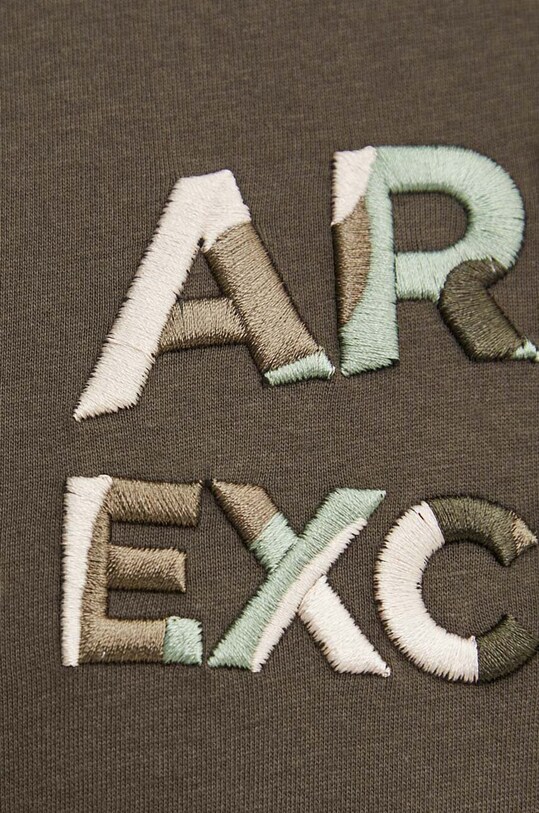 Armani Exchange tricou din bumbac 6DZTHC.ZJBYZ verde