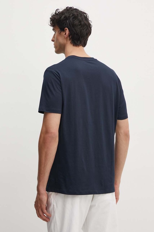 Odzież Armani Exchange t-shirt bawełniany 6DZTHF.ZJH4Z granatowy