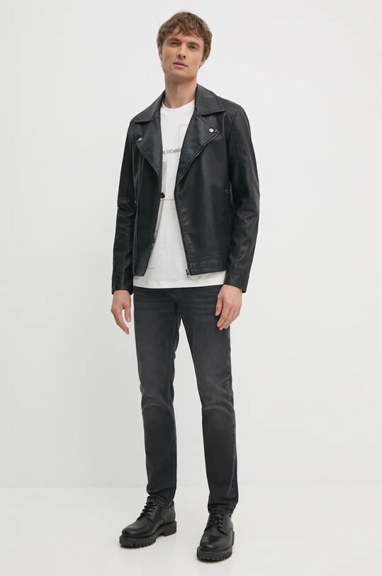 Бавовняна футболка Armani Exchange 6DZTHZ.ZJBYZ білий SS25
