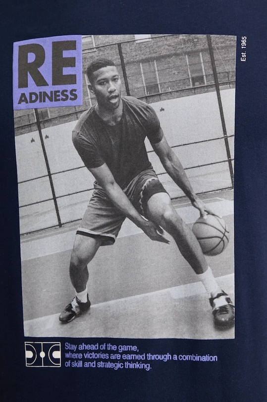 Bavlněné tričko United Colors of Benetton 3I1XU109U námořnická modř