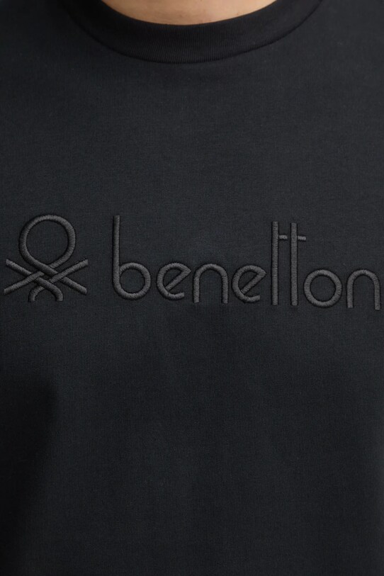 Pamučna majica United Colors of Benetton 3MI6U109O crna