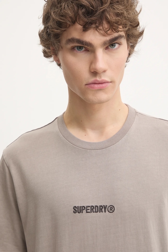 Памучна тениска Superdry сив M1012028A.1PC