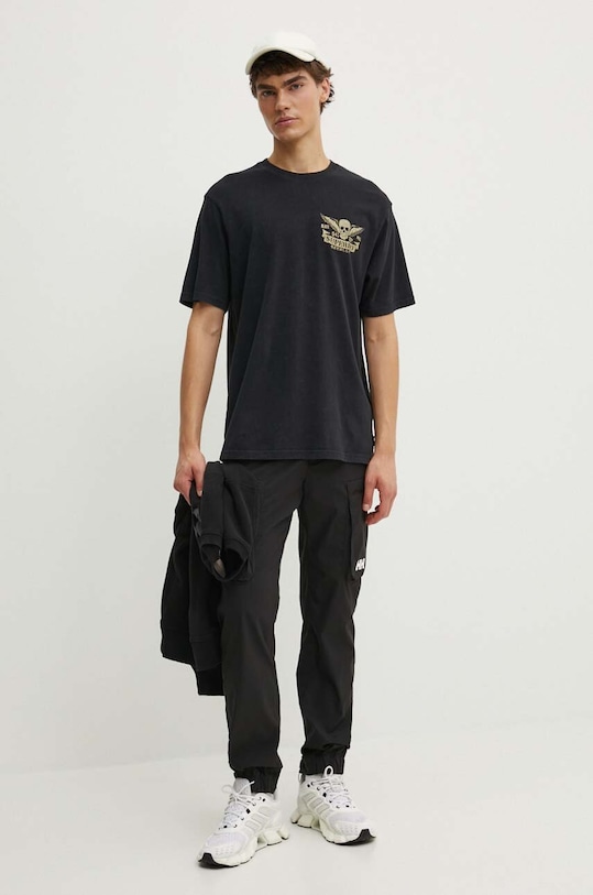 Bavlněné tričko Superdry M1012047A.8IT černá AW24