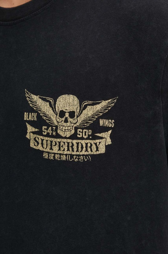 Bavlněné tričko Superdry M1012047A.8IT černá