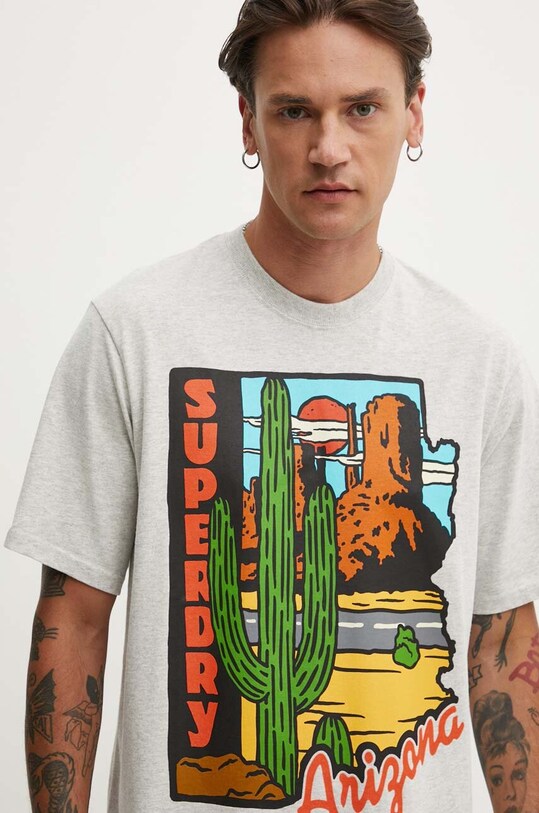 Футболка Superdry сірий M1012158A.5WB