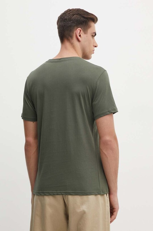 Oblečenie Bavlnené tričko Alpha Industries 146509 zelená