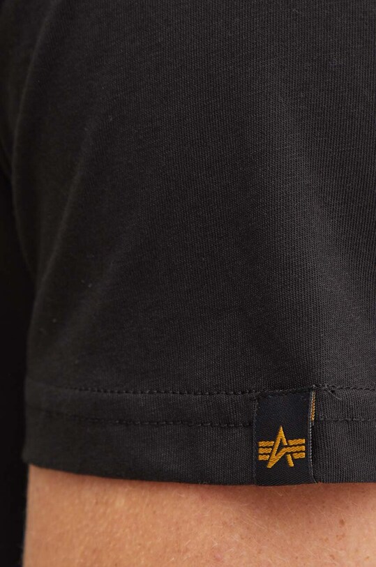 Alpha Industries tricou din bumbac 146509 negru