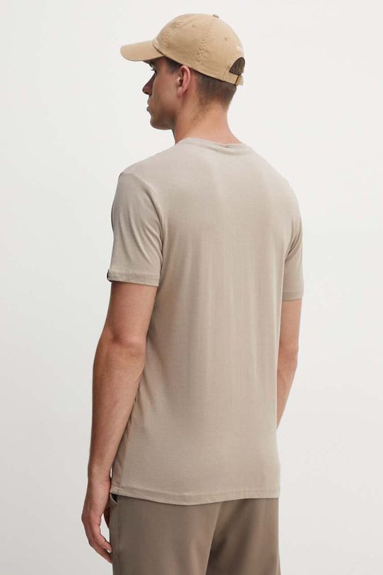 Odzież Alpha Industries t-shirt bawełniany 146510 beżowy
