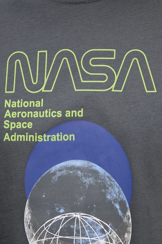 Bombažna kratka majica Alpha Industries 146510 siva