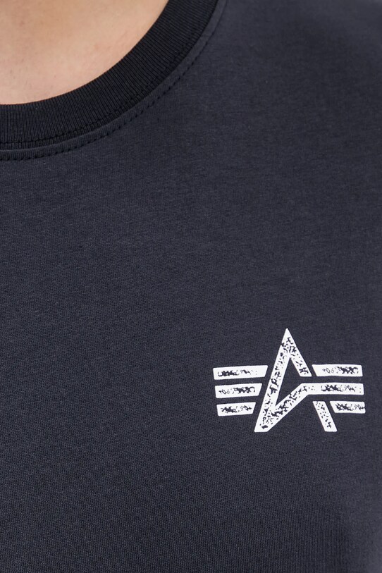 Памучна тениска Alpha Industries 148516 тъмносин
