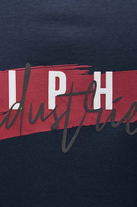 Alpha Industries t-shirt bawełniany 148523 niebieski