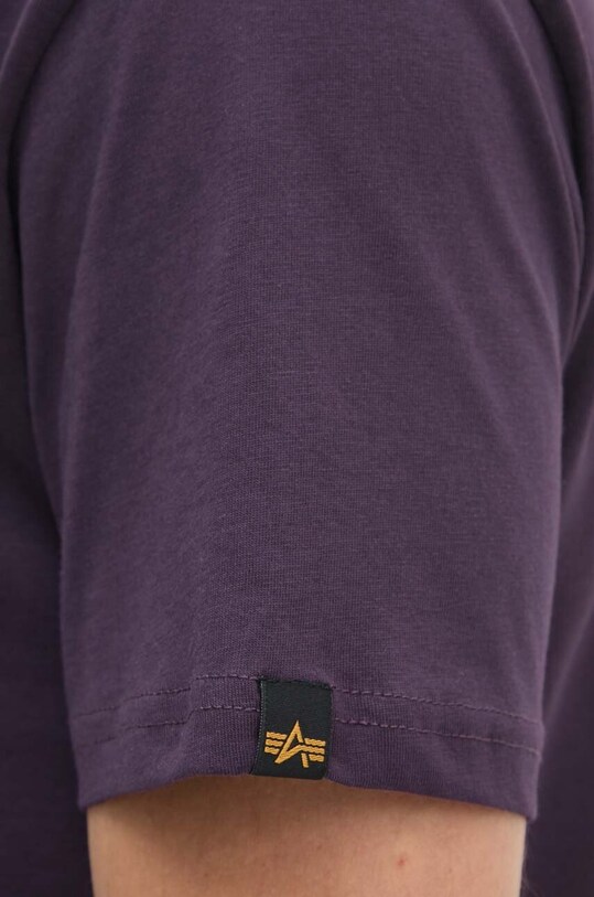 Alpha Industries tricou din bumbac 148511 violet