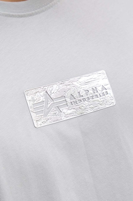 Памучна тениска Alpha Industries 148514. сив