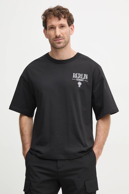 Îmbrăcăminte Alpha Industries tricou din bumbac 148515 negru