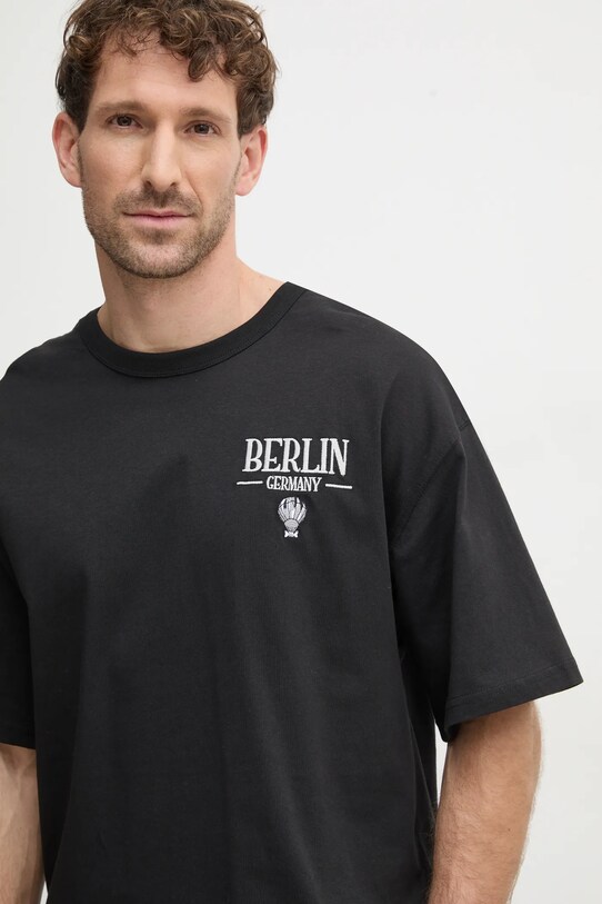 Alpha Industries tricou din bumbac negru 148515
