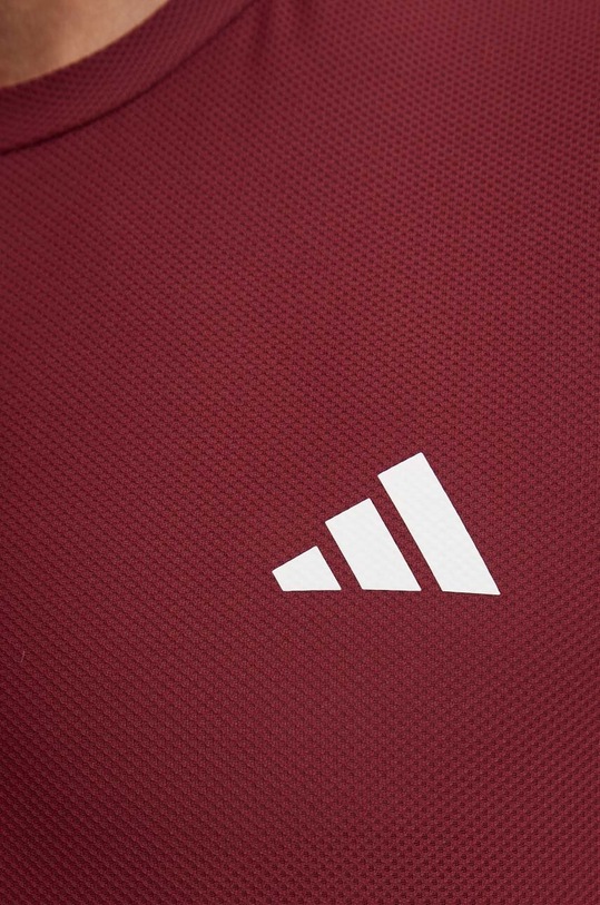 Μπλουζάκι προπόνησης adidas Performance Own The Run Base IM5409 μπορντό