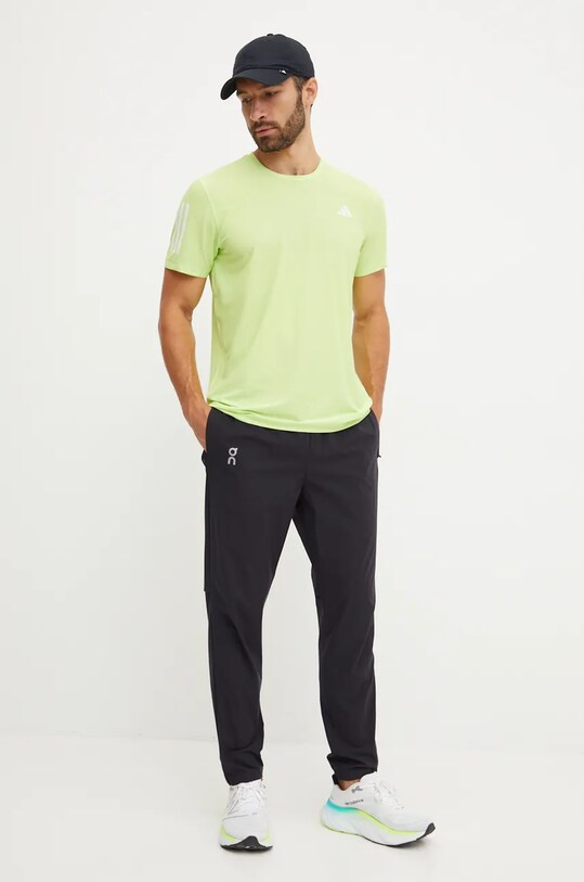 adidas Performance tricou de alergare Own The Run IV5405 verde AW24